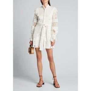 RARE! Alexis Shanna High Neck Lace Short Dress